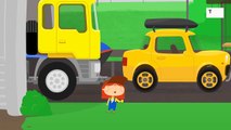 Doc McWheelie: TRUCK GETS STUCK! Childrens Car Doctor Cartoons about Vehicles.