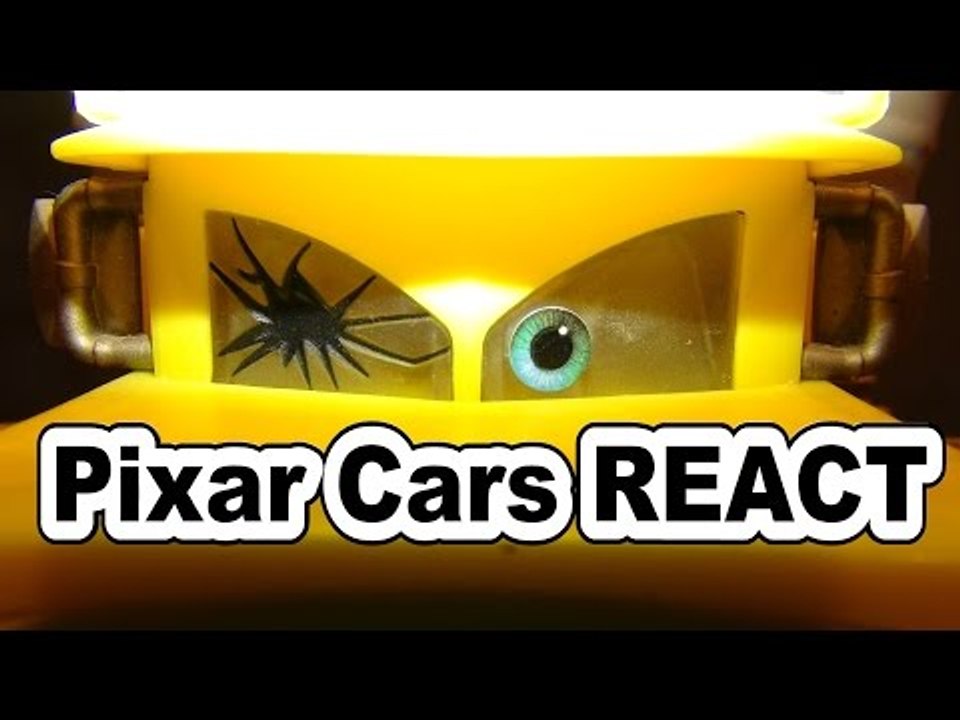 Pixar Cars REACT to The Screaming Banshee with Lightning McQueen Mater Doc and Lizzie in Radiator Sp