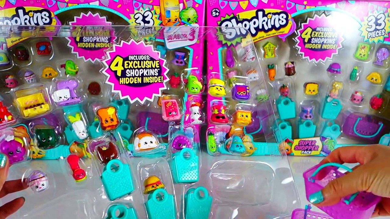 Super Shopper Pack SHOPKINS 33 PACK from Costco with EXCLUSIVES | Evies Toy House