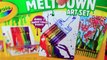 MELTING CRAYONS! Crayola Meltdown Art Set + Fun Paintings DIY Crafts for Kids DisneyCarToy