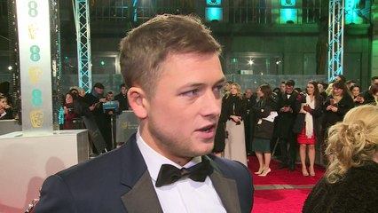 Rising star nominee Taron Egerton talks about attention