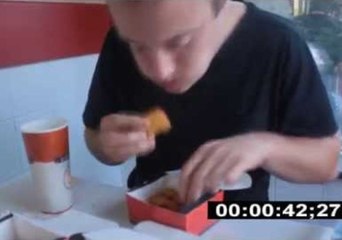 Australian Eats 100 Chicken Nuggets in Record Time
