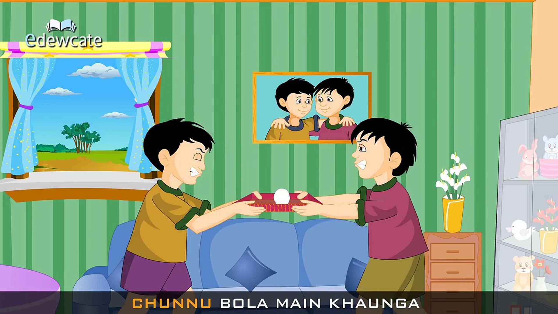 Edewcate Hindi Rhymes - Chunnu Munnu the do bhai – Видео Dailymotion
