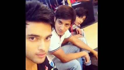 Parth Samthaan off screen pics at KYY set