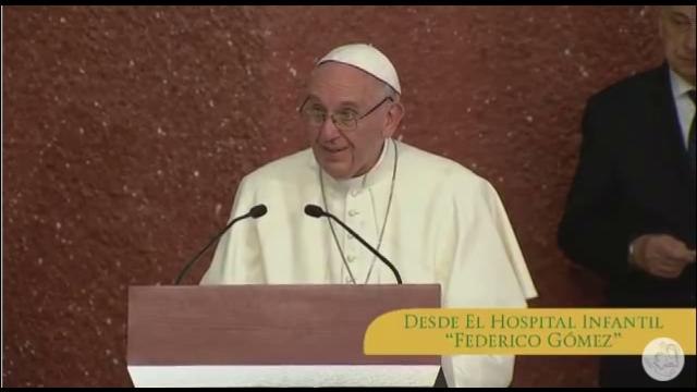 La cariñoterapia del Papa con los niños enfermos de cáncer en México-