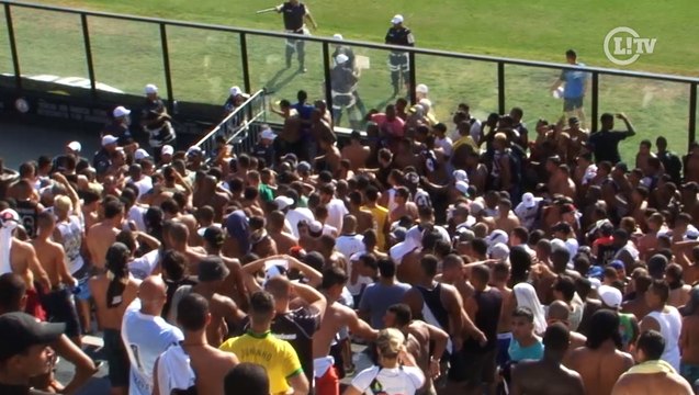 Torcidas de Flamengo e Vasco entram em confronto em São Januário