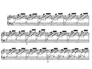 J.S. Bach. El clave bien temperado I. Preludio 1 en do mayor. Partitura on line.