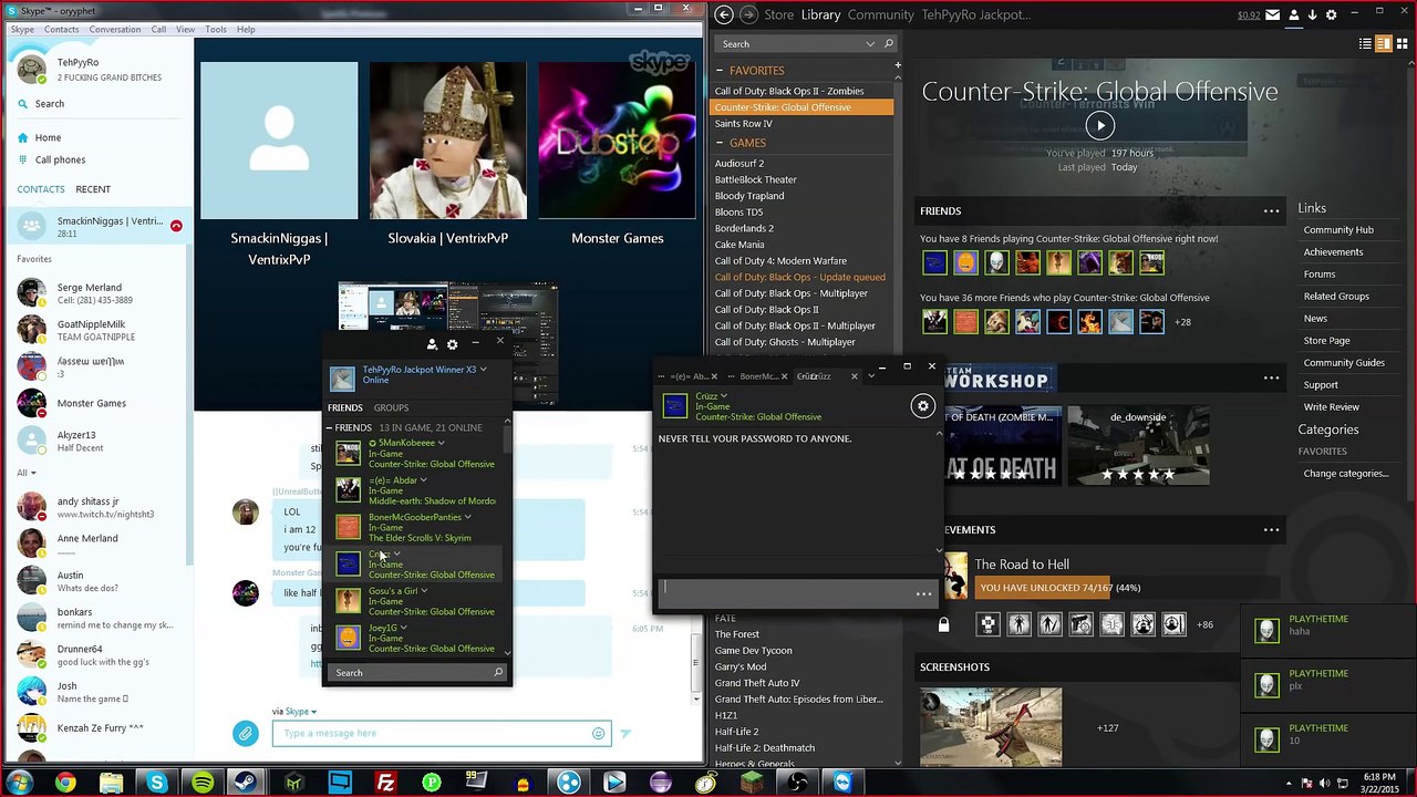 $2000 win on CS GO Jackpot!