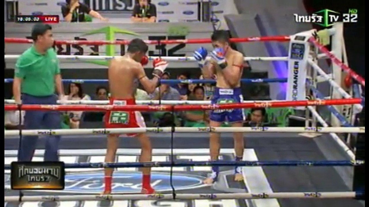 เทพวาฤทธิ์ ราไวย์มวยไทย Vs แหลมคม หมู่บ้านศิริลักษณ์  Thepvarit Vs Liamkom, 13 February 2016