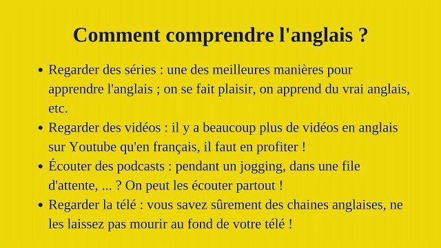 Anglais facile : Apprendre langlais facilement