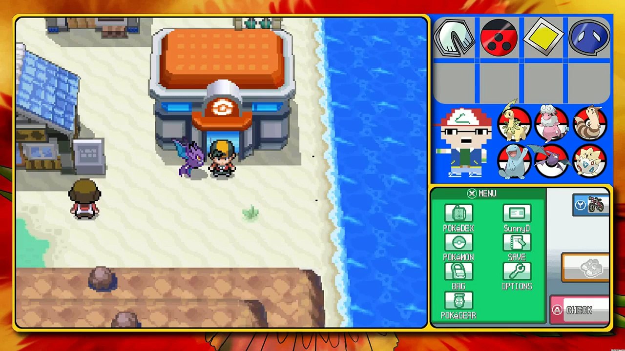 Pokemon Heart Gold Gameplay Episode 18 Gym Leader Chuck Video Dailymotion