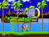 Sonic the Hedgehog 1 for Sega Megadrive/Genesis Green Hill Zone gameplay (FULL HD)