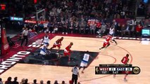 Durant Slams Off The Backboard - West vs East - February 14, 2016 - NBA All-Star Weekend 2016 -
