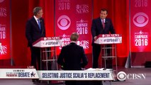 GOP Debate, John Dickerson and Ted Cruz on Supreme Court history