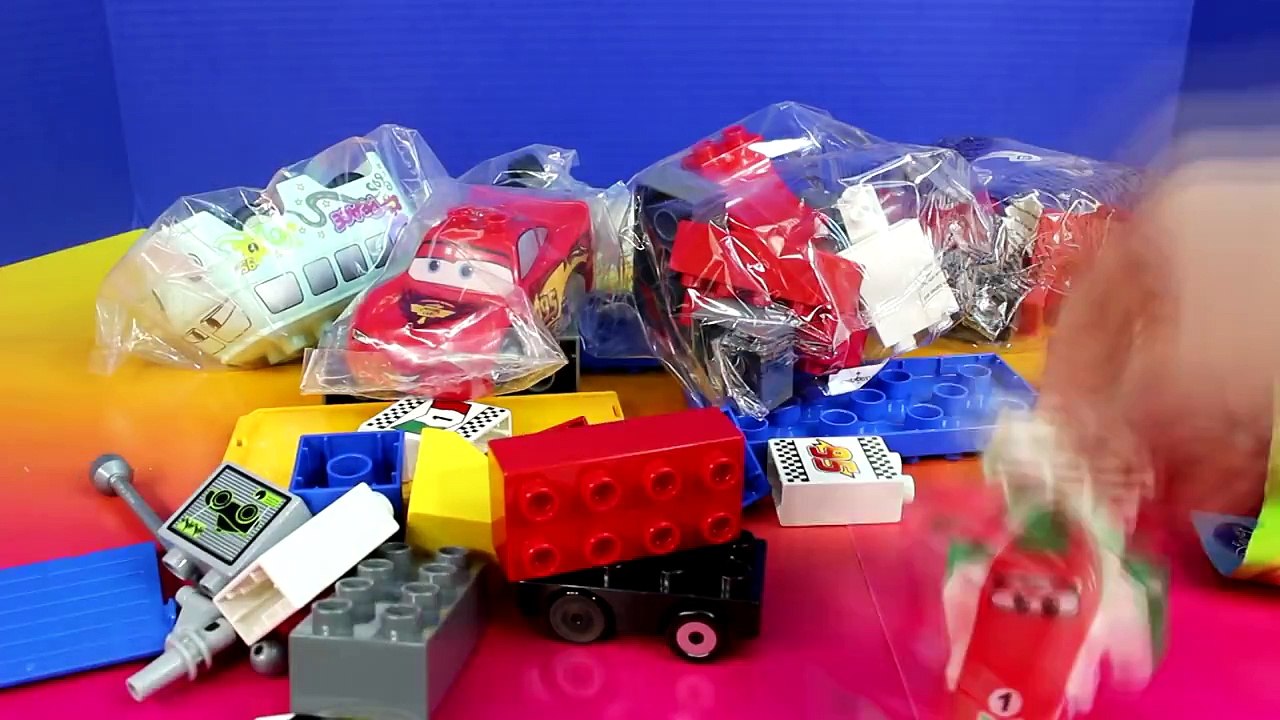 Disney Pixar Cars World Grand Prix Lego Duplo Lightning McQueen Francesco Bernoulli