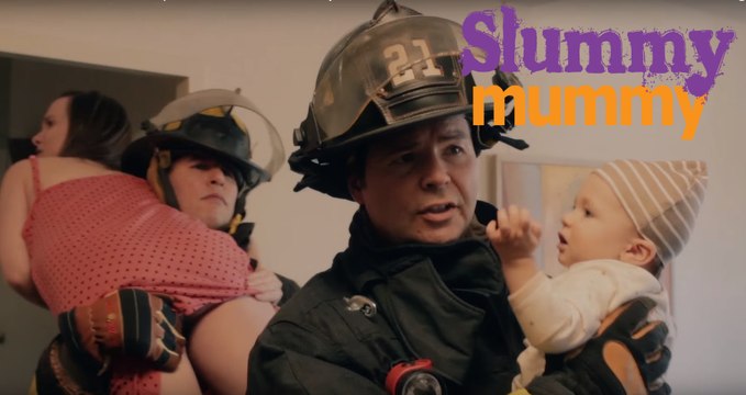 Firemen | SLUMMY MUMMY | Ep 6 | MomCaveTV Funny Mom New Baby Sleep Training Baby Sleep Newborn