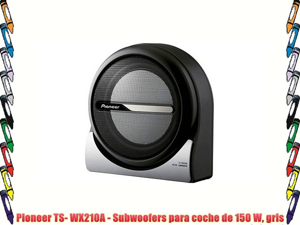 Pioneer TS- WX210A - Subwoofers para coche de 150 W gris