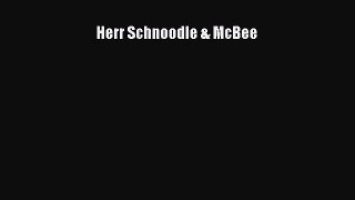 [PDF] Herr Schnoodle & McBee [Read] Online