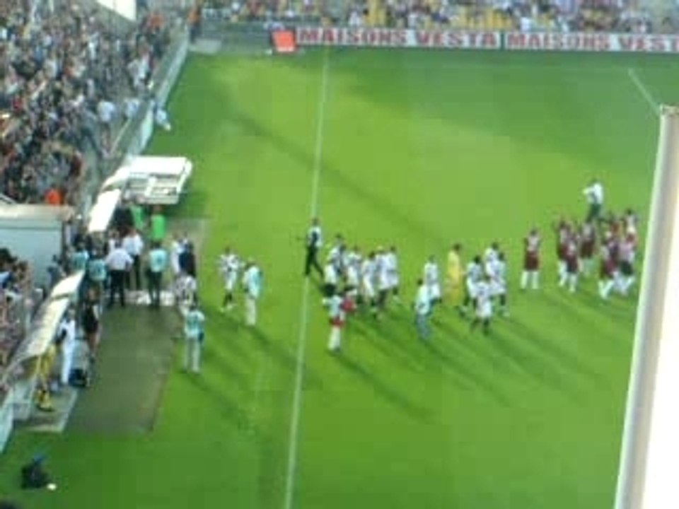 Entrée des joueurs
