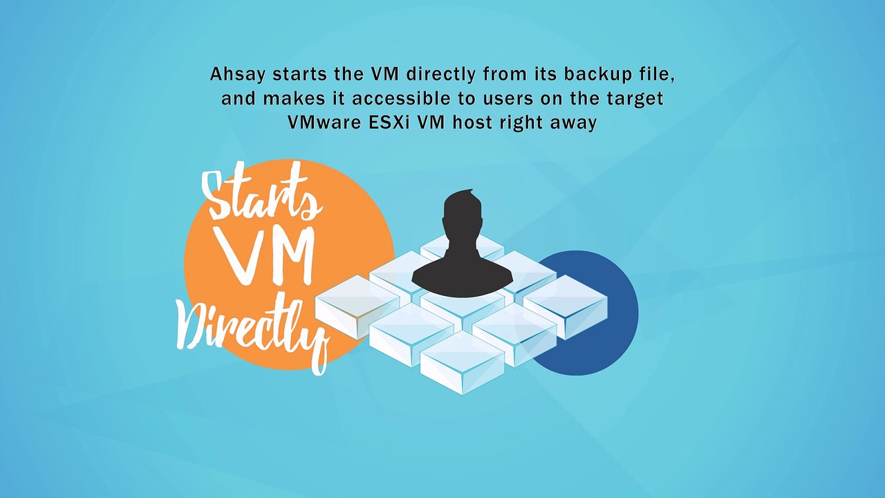 How to run a VM (VMware ESXi) immediately from backup file