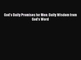 Download God's Daily Promises for Men: Daily Wisdom from God's Word PDF Book Free