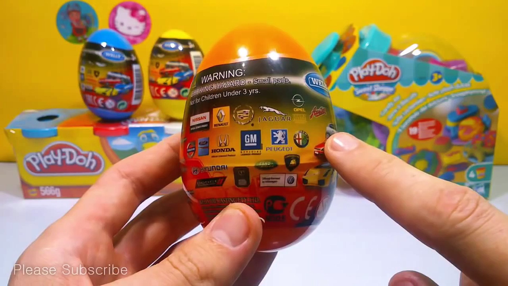 welly cars surprise eggs