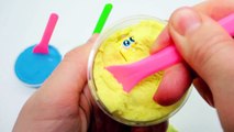 Play doh Ice Cream x4! Tom and Jerry Spongebob Surprise Eggs Masha i Medved Toys Маша и Медведь
