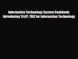 PDF Information Technology System Cookbook: Introducing TrizIT: TRIZ for Information Technology