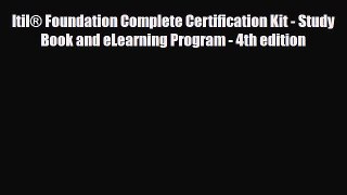 Download Itil® Foundation Complete Certification Kit - Study Book and eLearning Program - 4th