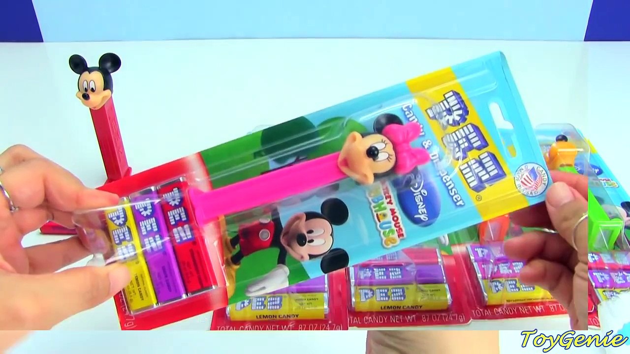Mickey Mouse Club House Pez Dispensers with Minnie Mouse and More