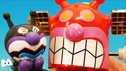 Miniature Toys❤アンパンマンおもちゃアニメ アカキンマン登場！