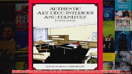 Download PDF  Authentic Art Deco Interiors and Furniture in Full Color FULL FREE