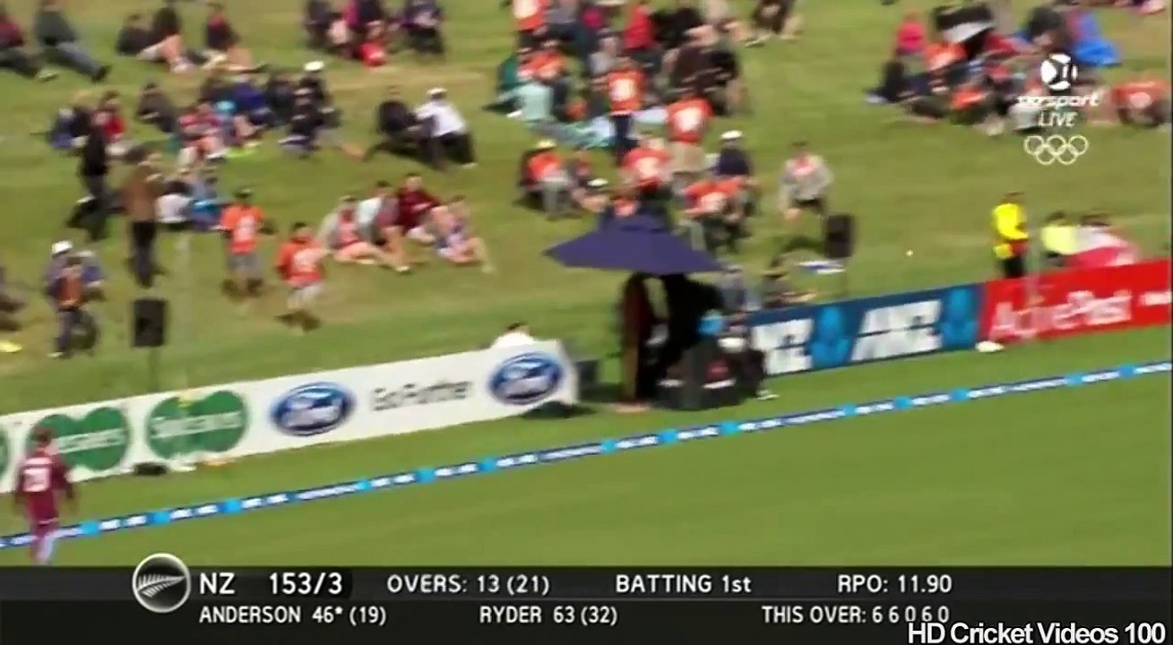 Corey Anderson 131  off 47 vs West Indies   Fastest ODI Century   HD