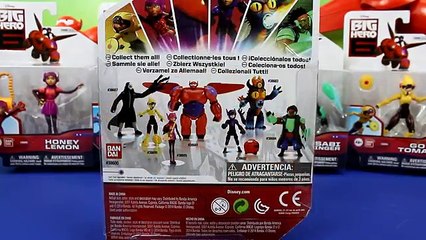Disney Big Hero 6 Toy Characters Baymax Fred Wasabi Go Go Tomago Hiro Hamada Yokai Honey L