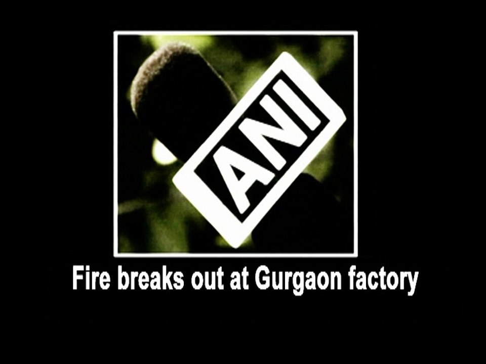 Fire breaks out at Gurgaon factory