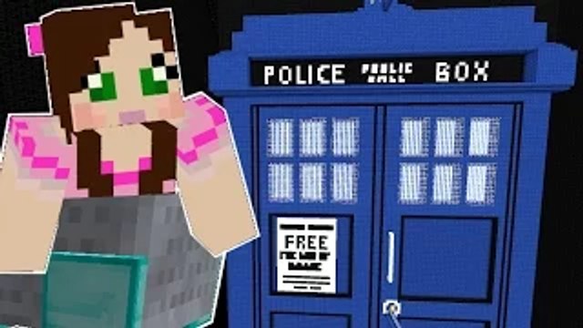 PopularMMOs PAT AND JEN Minecraft: DOCTOR WHO ROLLER COASTER GamingWithJen