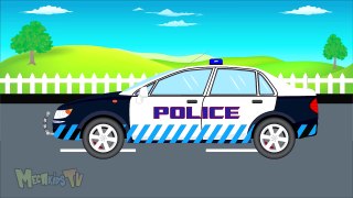 Police Car Vs Police Truck - Monster Trucks For Children - Mega Kids Tv