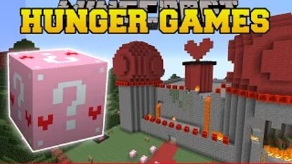 PopularMMOs PAT AND JEN Minecraft: RED QUEEN'S CASTLE HUNGER GAMES - Lucky Block Mod