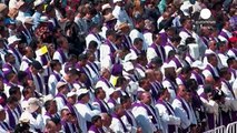 El papa Francisco oficia una homilía ante 300.000 fieles en el municipio mexicano de Ecatepec