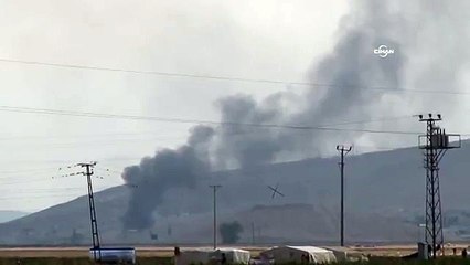 IŞİD, uçakların görüş alanını kapatmak için Kobani’yi ateşe verdi