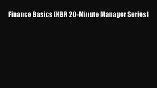 Read Finance Basics (HBR 20-Minute Manager Series) Ebook Free