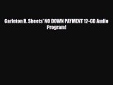 PDF Carleton H. Sheets' NO DOWN PAYMENT 12-CD Audio Program! PDF Book Free