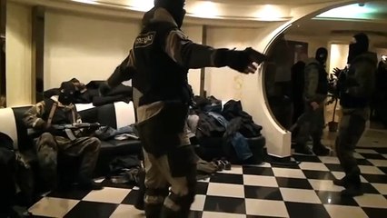 танец спецназа в ожидании захвата