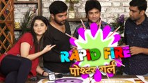 Hilarious Rapid Fire | Sonalee Kulkarni | Aniket Vishwasrao | Sandeep Pathak | Hemant Dhome