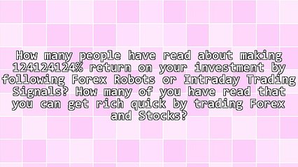 Do Trading Signals Actually Work? Can Trading Robots Really Profit?