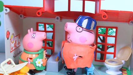 Свинка Пеппа Мультик Папа свин на исправительных работах в тюрме часть 2 Peppa Pig