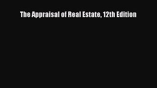 PDF The Appraisal of Real Estate 12th Edition PDF Book Free