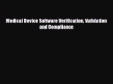 [PDF] Medical Device Software Verification Validation and Compliance [Read] Full Ebook