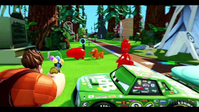 Машинки. Ральф спасает Зебрёнка и играет с машинками Тачки Дисней Wreck-It Ralph & Disney Cars