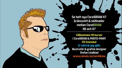 Gränssnitt & skillnader CorelDRAW X6 och X7 CorelDRAWkurser Jämför CorelDRAW X6 och X7 på svenska Stefan Lindblad